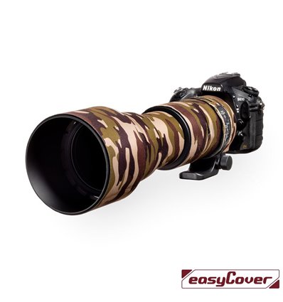Easycover custodia in neoprene marrone camo per obiettivo Sigma 150-600mm Contemporary Lens Oak