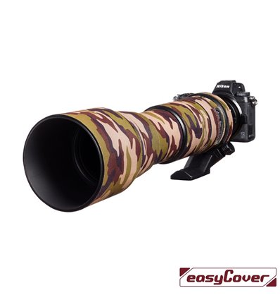 Easycover custodia in neoprene marrone camo per obiettivo Tamron 150-600mm G2 Lens Oak