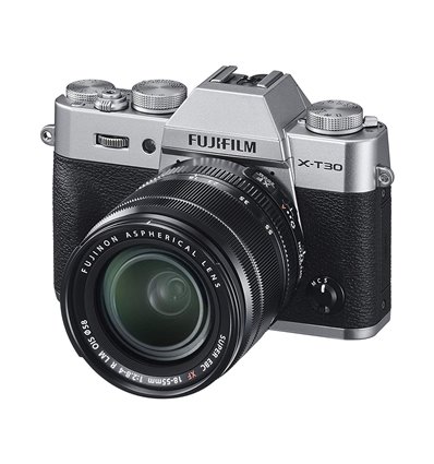Fotocamera Mirrorless Fujifilm X-T30 Kit 18-55mm F2.8-4 R LM OIS argento