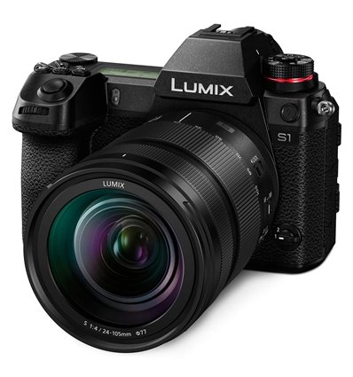 Panasonic Lumix – Kit Fotocamera Mirrorless DC-S1M + 24-105mm F4 [MENU ENG]