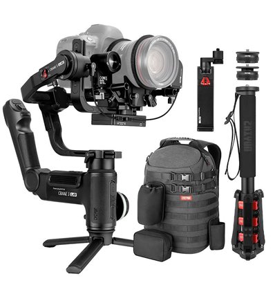 Stabilizzatore per fotocamere reflex e mirrorless – Gimbal Zhiyun Crane 3 Lab Master – fotocamere fino a 4.5kg