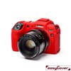 EasyCover custodia protettiva in silicone camera case per Canon EOS RP rosso