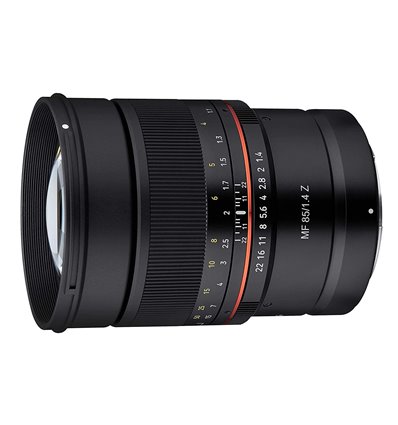 Obiettivo Samyang MF 85mm F1.4 Manual Focus per mirrorless Nikon Z