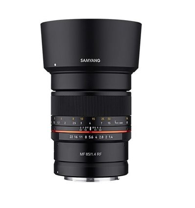 Obiettivo Samyang MF 85mm F1.4 Manual Focus per mirrorless Canon RF
