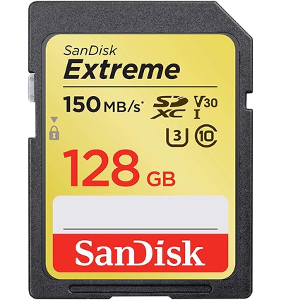 Sandisk Extreme Scheda di memoria SD 128GB 150mb/s SDXC