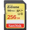 Sandisk Extreme Scheda di memoria SD 256GB 150mb/s SDXC