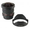 Obiettivo Samyang 8mm f/3.5 Fish-eye CS II FULL FRAME con paraluce per Canon