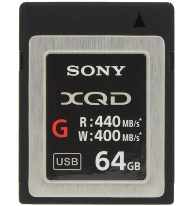 Sony Scheda XQD 64Gb Lettura 440mb/s - Scrittura 400mb/s