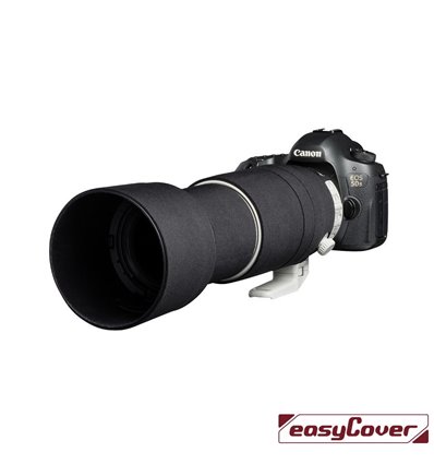 Easycover custodia in neoprene nero per obiettivo Canon 100-400mm F4.5-5.6L IS II USM V2 Lens Oak