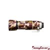 Easycover custodia in neoprene marrone camo per obiettivo Canon 100-400mm F4.5-5.6L IS II USM V2 Lens Oak