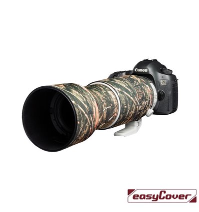 Easycover custodia in neoprene forest camo per obiettivo Canon 100-400mm F4.5-5.6L IS II USM V2 Lens Oak
