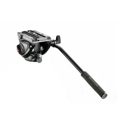 Manfrotto Video Testa video con base piatta, 1 leva fissa MVH500AH