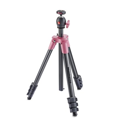 Manfrotto Foto Treppiedi Compact Light rosa con testa a sfera MKCOMPACTLT-PK