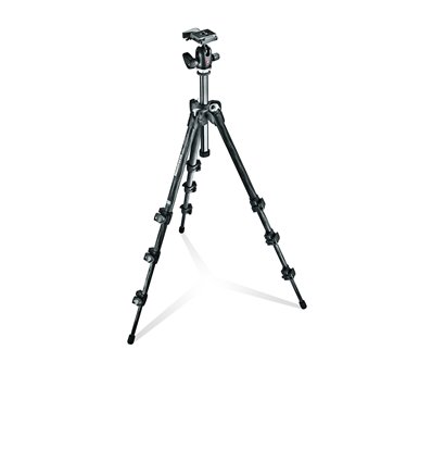 Manfrotto Foto Kit 293 treppiedi carbonio 4 sez. + testa Quick Release RC2 MK293C4-A0RC2