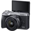 Fotocamera Mirrorless Canon EOS M6 Mark II kit 15-45mm IS STM Silver
