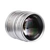 Obiettivo 7Artisans 55mm F/1.4 APS-C per fotocamere mirrorless Sony E Silver