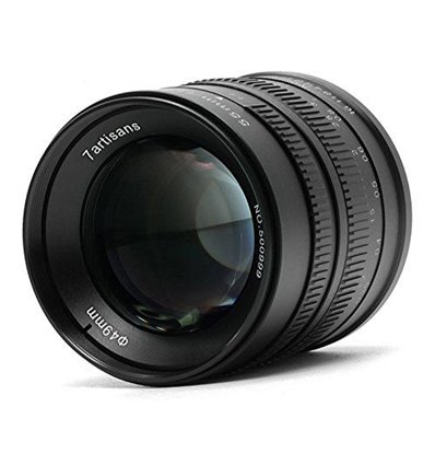 Obiettivo 7Artisans 55mm F/1.4 APS-C per fotocamere mirrorless Canon M