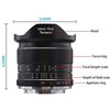 Obiettivo grandangolare 7Artisans 12mm F2.8 APS-C per fotocamere mirrorless Canon M