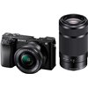 Fotocamera Mirrorless Sony A6100 Kit 16-50mm + 55-210mm Nero [MENU ENG]