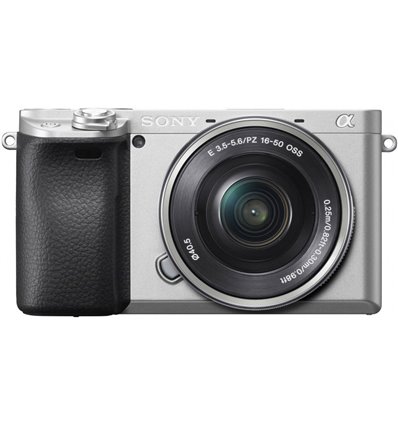 Fotocamera Mirrorless Sony Alpha a6400 Kit 16-50mm Argento [MENU ENG]