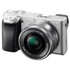 Fotocamera Mirrorless Sony Alpha a6400 Kit 16-50mm Argento [MENU ENG]
