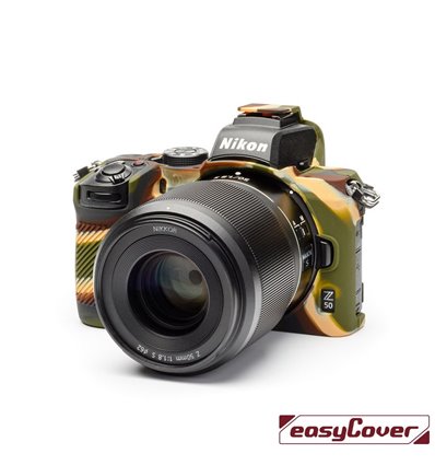 easyCover custodia protettiva in silicone per Nikon Z50 camouflage