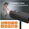Yongnuo YN200-Kit Flash illuminatore esterno manuale per Canon Nikon Sony