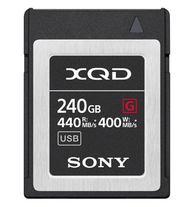 Scheda di memoria Sony QD-G240F 240GB XQD 440mb/s