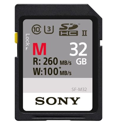 Scheda di memoria Sony SF-M32 32GB 260mb/s SDHC USH-II