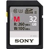 Scheda di memoria Sony SF-M32 32GB 260mb/s SDHC USH-II