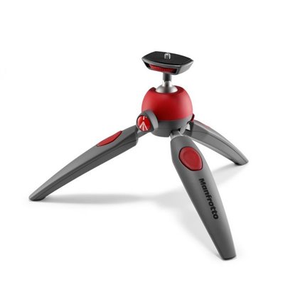 Mini Treppiede Manfrotto Pixi Evo (2 Sezioni) Rosso
