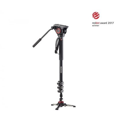 Monopiede Video Manfrotto XPRO 4 sezioni con testa video