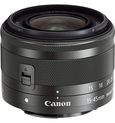 Obiettivo Canon EF-M 15-45mm F3.5-6.3 IS STM nero (bulk) PRONTA CONSEGNA