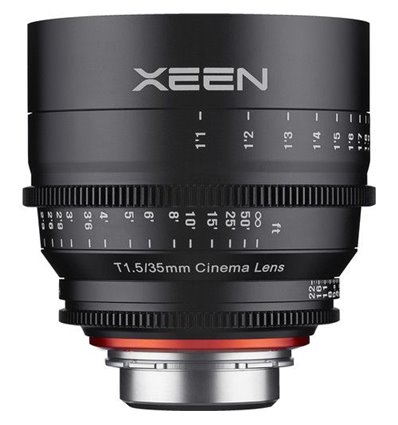 Obiettivo Cinematografico Xeen Samyang 35mm T1.5 compatibile Micro Quattro Terzi