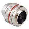 Obiettivo Fisheye CINE Samyang UMC 7.5mm T3.8 Argento Compatibile Micro Quattro Terzi