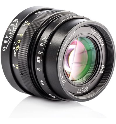 Obiettivo Zhongyi Mitakon Speedmaster 25mm f/0,95 per fotocamere Micro Quattro Terzi