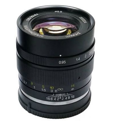 Obiettivo Zhongyi Mitakon Speedmaster 35mm f/0.95 Mark II per fotocamere Canon EOS M nero