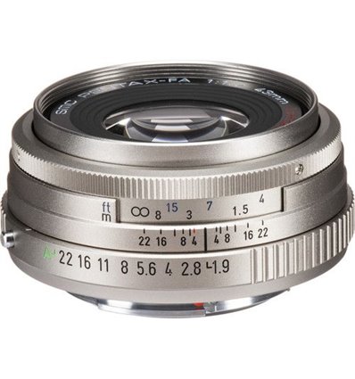 Obiettivo Pentax FA 43mm f/1.9 Limited Argento