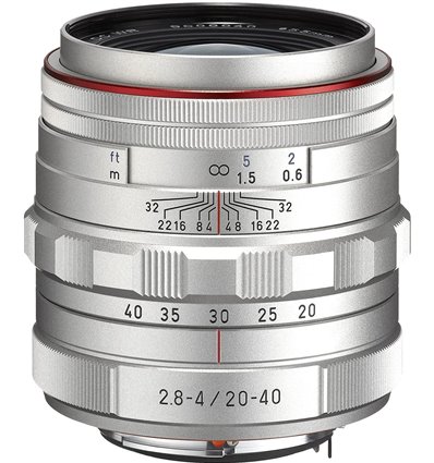 Obiettivo Pentax HD DA 20-40mm F2.8-4 ED DC WR Limited Silver