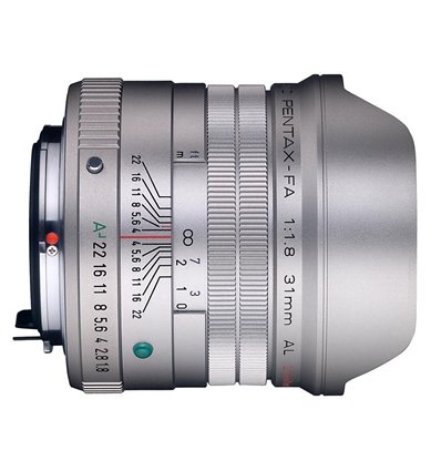 Obiettivo Pentax SMC FA 31mm f/1.8 AL Limited silver