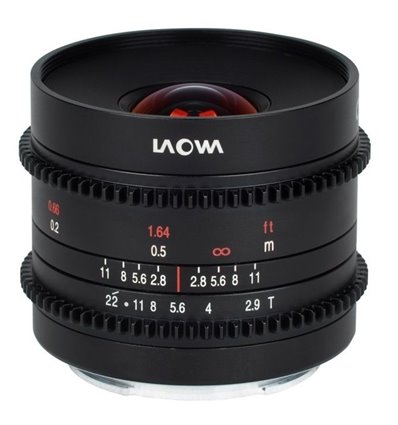 Obiettivo Laowa Venus 9mm T/2.9 Zero-D Cine per mirrorless Sony E-Mount