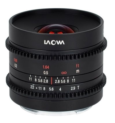 Obiettivo Laowa Venus 9mm T/2.9 Zero-D Cine per mirrorless Micro Quattro Terzi