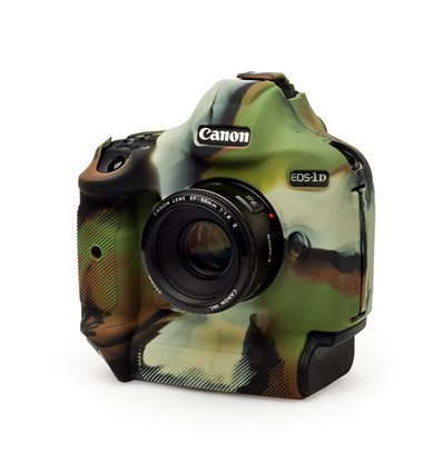 easyCover custodia protettiva in silicone per Canon EOS-1D X Mark I - II - III mimetico