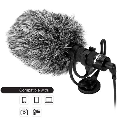 Yongnuo YN220 Microfono Direzionale per fotocamera videocamera YN-200