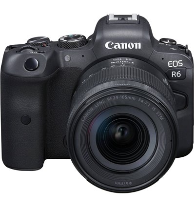 Fotocamera Mirrorless Canon EOS R6 kit 24-105mm f/4-7.1 IS STM (no adattatore)