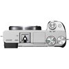 Fotocamera mirrorless Sony A6100 body silver [MENU ENG]