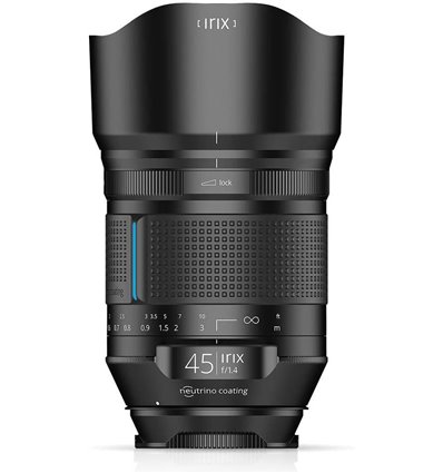 Obiettivo Irix 45mm f/1.4 Dragonfly per fotocamere Canon