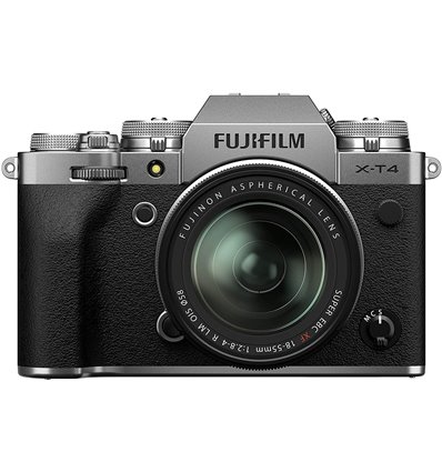 Fotocamera Mirrorless Fujifilm X-T4 kit 18-55mm F2.8-4 R LM OIS Silver PRONTA CONSEGNA