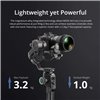 Gudsen Moza AirCross 2 Professional kit Gimbal stabilizzatore per fotocamere reflex mirrorless