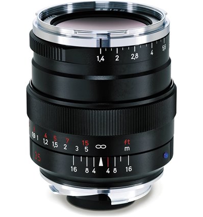 Obiettivo Carl Zeiss Distagon T* 35mm f/1.4 ZM nero per mirrorless Leica M